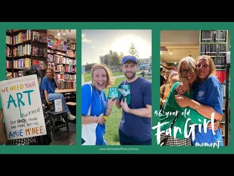 Видео: Встреча с теми, кто тебя вдохновляет! Эми Макни и Джеймс Уайнсток, мой 56-летний момент с фанаткой