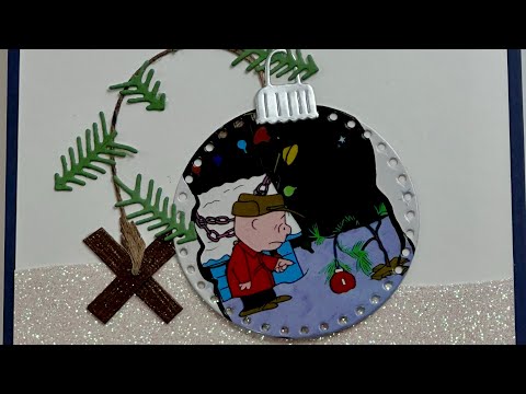 Видео: Игральные карты Dollar Tree с Gummiapan dies, рождественская открытка @dollartree @gummiapan @Col...