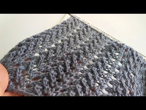 Видео: Забытый, но простой и классный летний узор спицами