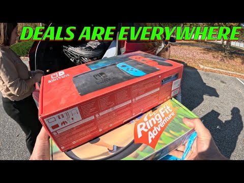 Видео: РАСПРОДАЖА В багажнике! Коллекция Nintendo Switch. Отличная сделка! Продал сразу.