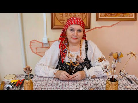 Видео: Мастер-класс «Роза из бересты»