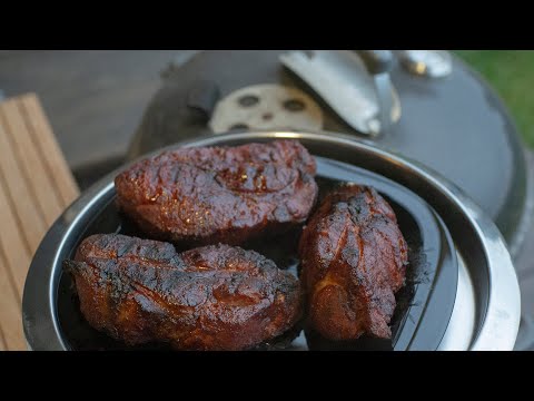 Видео: Стейк из свинины Метод обратной обжарки ,на гриле под соусом унаги (unagi) Рeцепт в описании