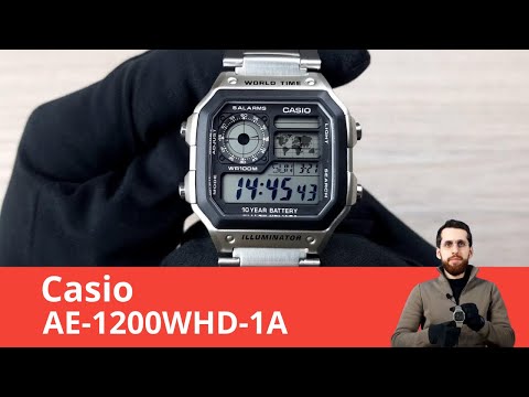 Видео: Обзор часов Casio AE-1200WHD-1A