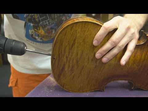 Видео: ВОССТАНОВИЛИ ФАМИЛЬНУЮ СКРИПКУ XIX ВЕКА