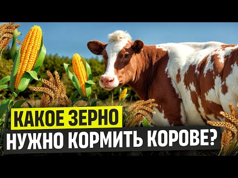 Видео: Какое зерно нужно кормить корове ?