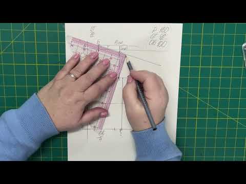 Видео: Футболка с цельнокроеным рукавом по трем меркам.