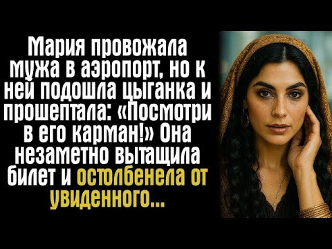 Видео: Мария провожала мужа в аэропорт, но к ней подошла цыганка и прошептала «Посмотри в его карман!»