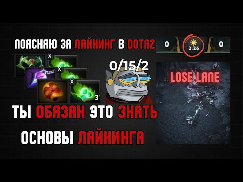 Видео: ОСНОВЫ ЛАЙНИНГА В DOTA 2. ТЫ ДОЛЖЕН ЭТО ЗНАТЬ | АЗЫ ДОТЫ 2