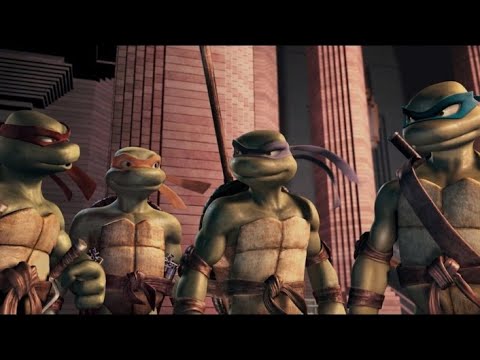 Видео: Бой с костенурки - TMNT 2007 Костенурки Нинджа #1