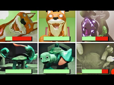 Видео: Сад Банбана 0-8 - Все КИТТИЗАВРЫ + ТАМАТАКИ И ЧАМАТАКИ с полосками здоровья