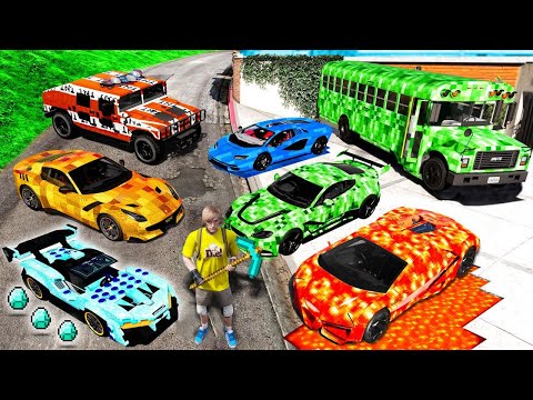 Видео: УГНАЛ КУЧУ ЧИТ ТАЧЕК МАЙНКРАФТ У МАЖОРОВ ЗА 180 СЕКУНД! БИТВА ВОРОВ В ГТА 5!