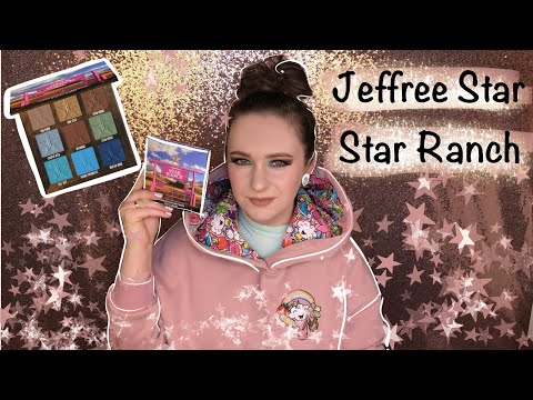 Видео: Jeffree Star STAR RANCH MINI PALETTE, тушь Джеффри Стар в оттенке Brown. Три макияжа, стойкость.