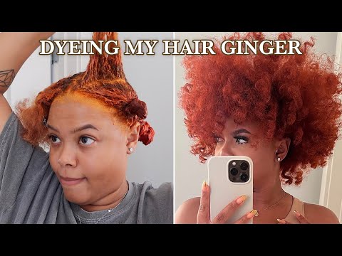 Видео: Как я покрасила волосы! Из красного в оранжевый/рыжий! Осветлитель не нужен! *Очень просили* | Na...