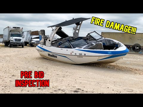 Видео: Супербот 2.0? Осмотр повреждённого пожаром VLX перед торгами