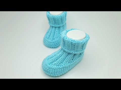 Видео: Пинетки новорожденным  / По запросу