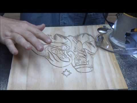 Видео: #230 Демонстрация процесса струйной печати для ручной резьбы по дереву