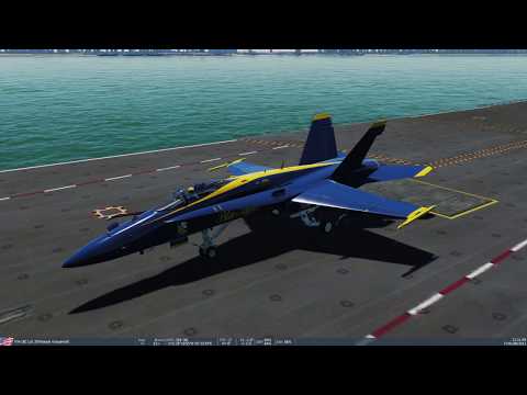 Видео: Запуск F/A-18c в DCS World 2.5