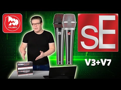 Видео: SE ELECTRONICS V3 и V7 - динамические концертные микрофоны