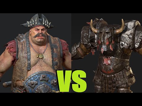 Видео: Людоеды(Железные Кулаки) vs Черные орки: Total War Warhammer 3. Immortal Empire.тесты юнитов v 2.1.1