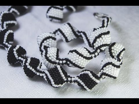 Видео: Сложный плетёный жгут "Трюфели" Часть 2