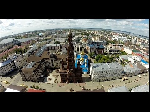 Видео: Колокольня Богоявленского собора Казани.Колокольни и колокола Казани.