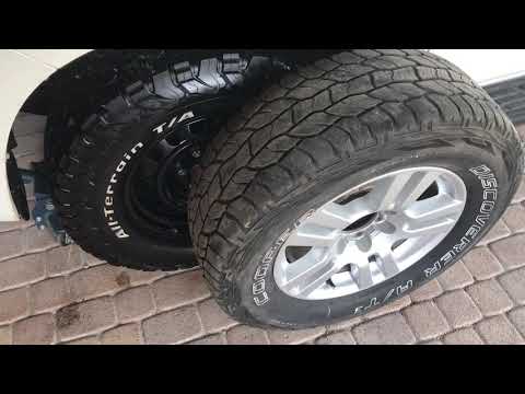 Видео: BFGOODRICH ALL TERRAIN KO2 против COOPER DISCOVERER AT3