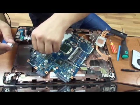 Видео: Разборка ноутбука Acer E1-531G (Laptop disassembly and cleaning)