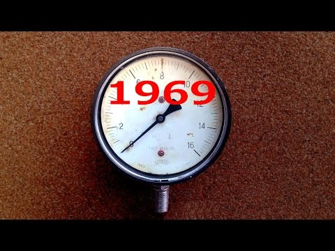 Видео: Манометр 1969г. Восстановления что внутри!