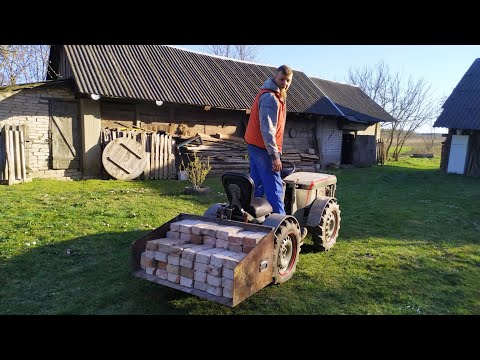 Видео: Испытание ковша. Минитрактор переломка. Все пояснения в конце