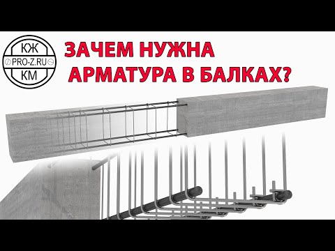 Видео: Зачем нужна арматура в балках | Проектирование железобетонных конструкций | Проектирование зданий