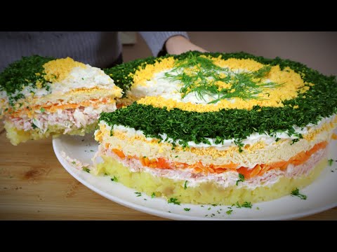 Видео: САЛАТ МИМОЗА - часть каждого богатого стола