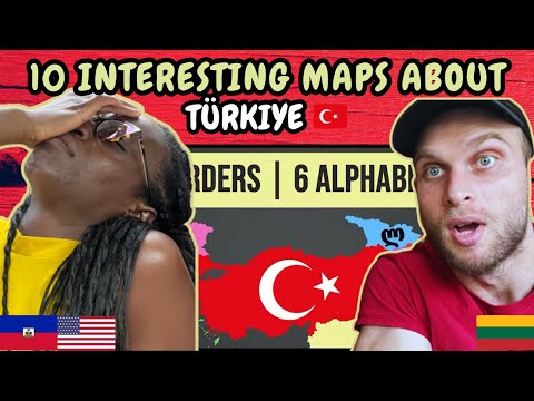 Видео: РЕАКЦИЯ НА 10 ИНТЕРЕСНЫХ КАРТ О ТУРЦИИ (Türkiye)