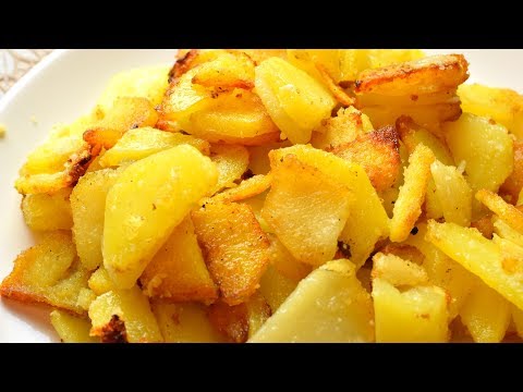 Видео: Как правильно жарить картошку. Жареная картошка с секретом. Мамины рецепты