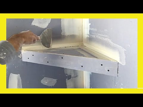 Видео: ✅ Как сделать плавающие угловые полки из гипсокартона 🔥 Со светодиодными прожекторами