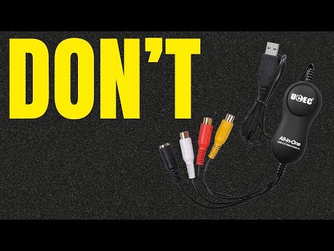 Видео: Бюджетные USB-карты видеозахвата портят ваши домашние фильмы