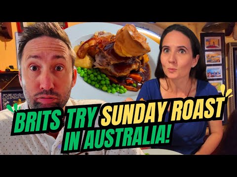 Видео: БРИТАНЦЫ ПОПРОБУЙТЕ SUNDAY RAST В АВСТРАЛИИ!!!