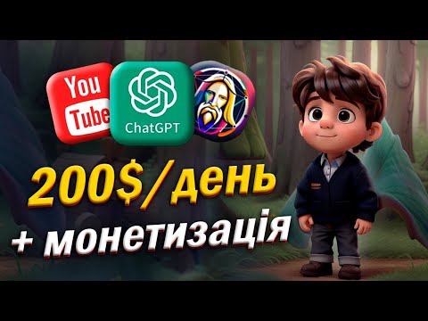 Видео: Як створити анімаційний мультфільм з ChatGPT і ЗАРОБЛЯТИ на YouTube 10,000$міс. Анімовані відео