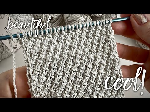 Видео: Это чудо: андалузское вязание! ❤️‍🔥🔥 Вы забудете жемчужный узор!