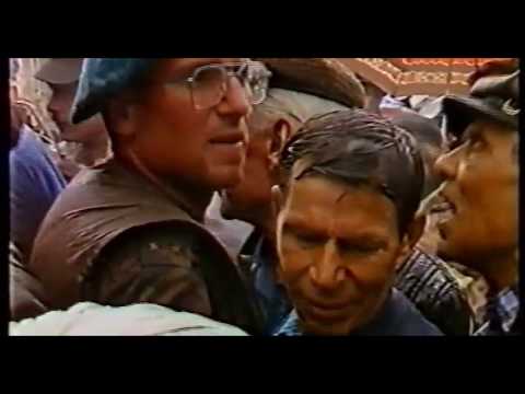 Видео: 345 ОПДП Абхазия.  Гуманитарка в Ткварчели 2 1993г