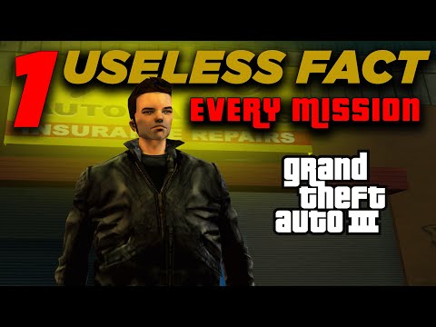 Видео: Бесполезный, но забавный факт о каждой миссии в GTA 3!!