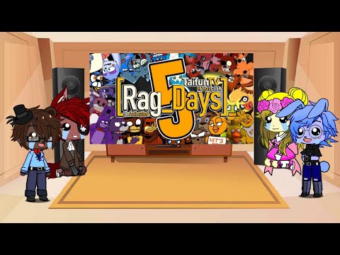 Видео: реакция фнаф 1 на[rag days]