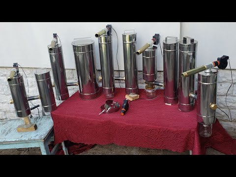 Видео: Дымогенератор для горячего и холодного копчения двухтрубный с очисткой дыма от вредных элементов
