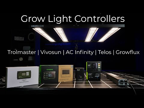Видео: Сравнение контроллеров для фитоламп | AC Infinity | Vivosun | Trolmaster | Telos Growcast | Growflux