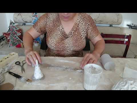 Видео: Декорируем шары из папье маше. Мастер класс.