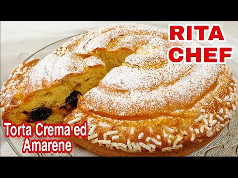 Видео: ⭐ТОРТ СО СЛИВКАМИ И ЧЕРНОЙ ВИШНЕЙ🇮🇹РИТА ШЕФ-ПОВАР⭐
