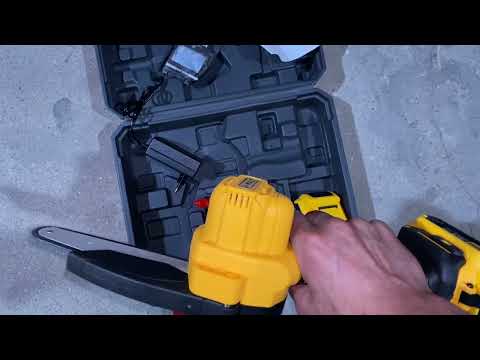 Видео: Цепная пила DEWALT аккумуляторный 6 дюйма