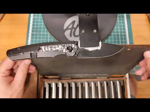 Видео: Полная заточка ножа Концепт на стали cpm20cv