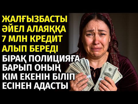 Видео: 😱ЖАЛҒЫЗБАСТЫ ӘЙЕЛ АЛАЯҚҚА 7 МЛН КРЕДИТ АЛЫП БЕРЕДІ. БІРАҚ ОНЫҢ КІМ ЕКЕНІН БІЛГЕН ӘЙЕЛ ЕСІНЕН АДАСТЫ