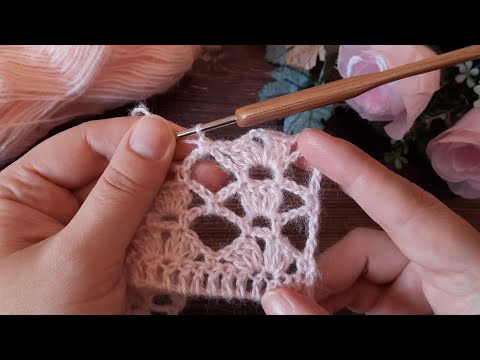 Видео: 👌ЛЁГКИЙ узор для палантина, шарфика КРЮЧКОМ. (N 244)