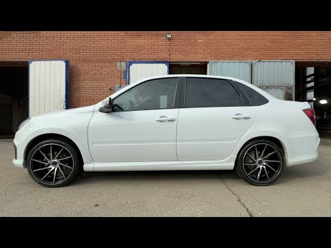 Видео: r17 Vossen CVT на GRANTA DRIVE ACTIVE / ЛАДА на стиле